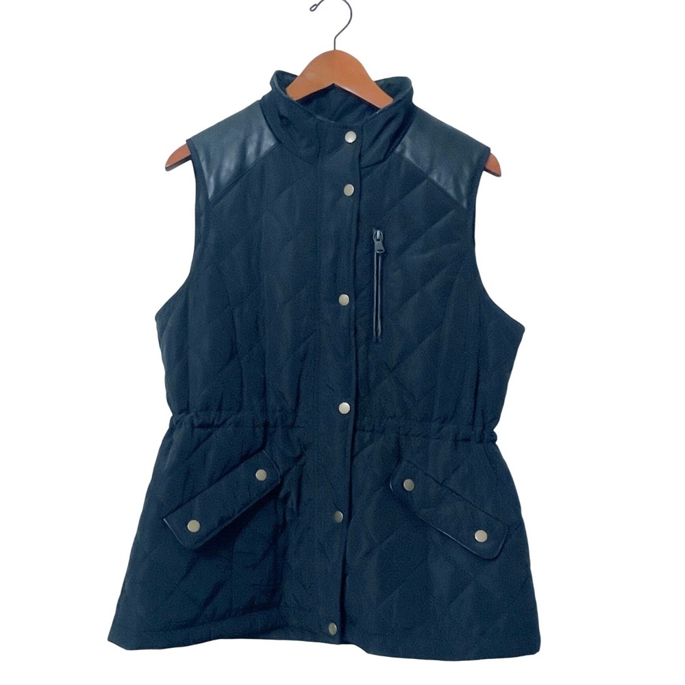 41 Hawthorn Quilted‎ Vest Large Black Equestrian Gorpcore Preppy Casual Utility